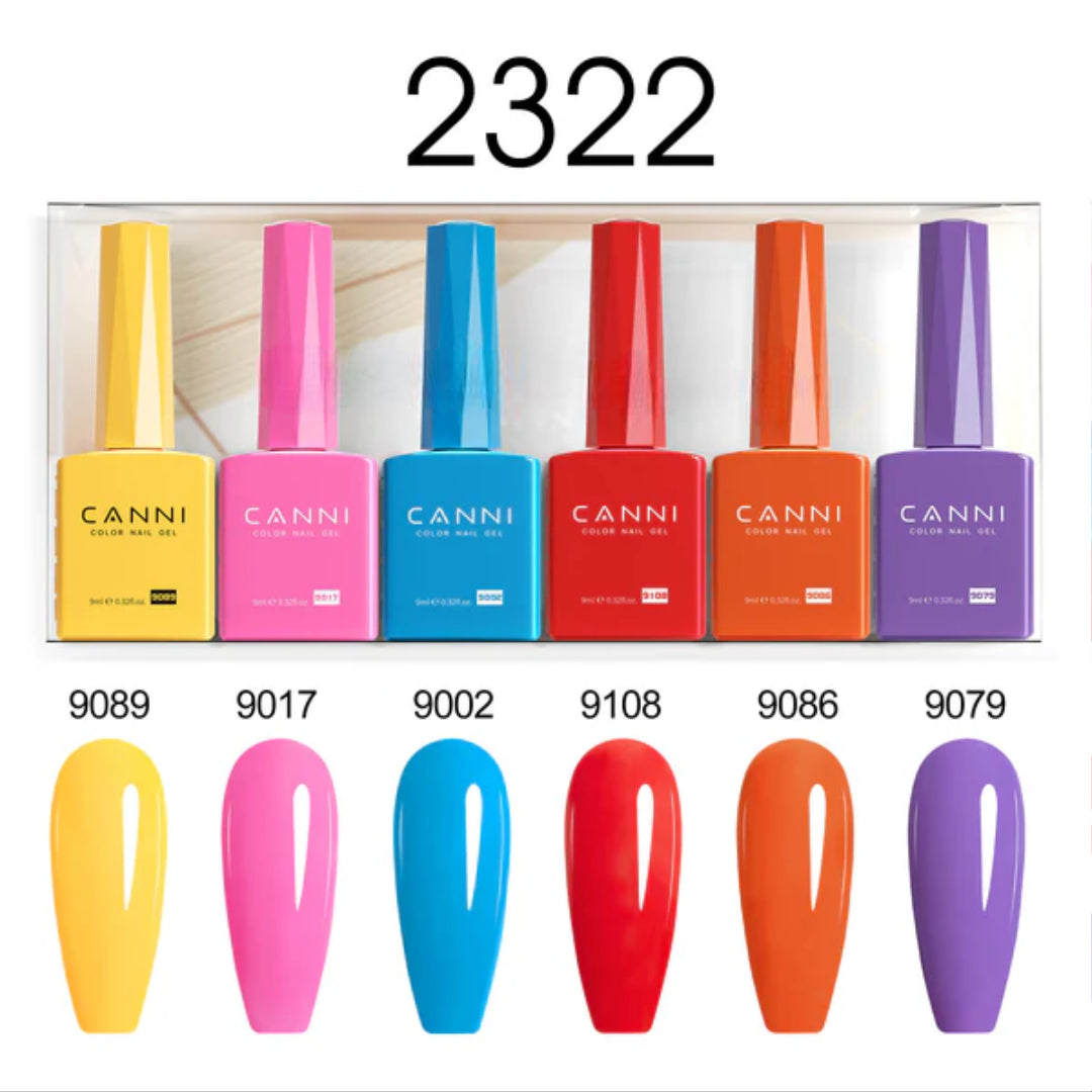 CANNI gel lak set 2322 — pregled