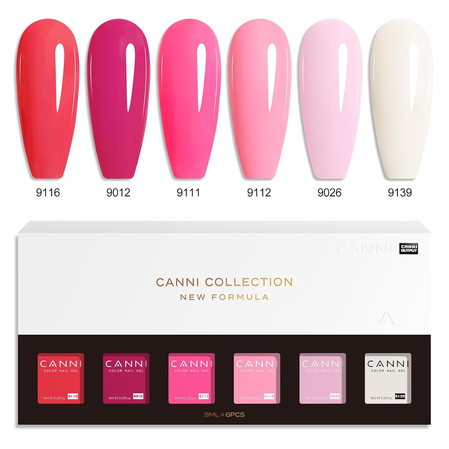 CANNI gel lak set 2325 — pregled