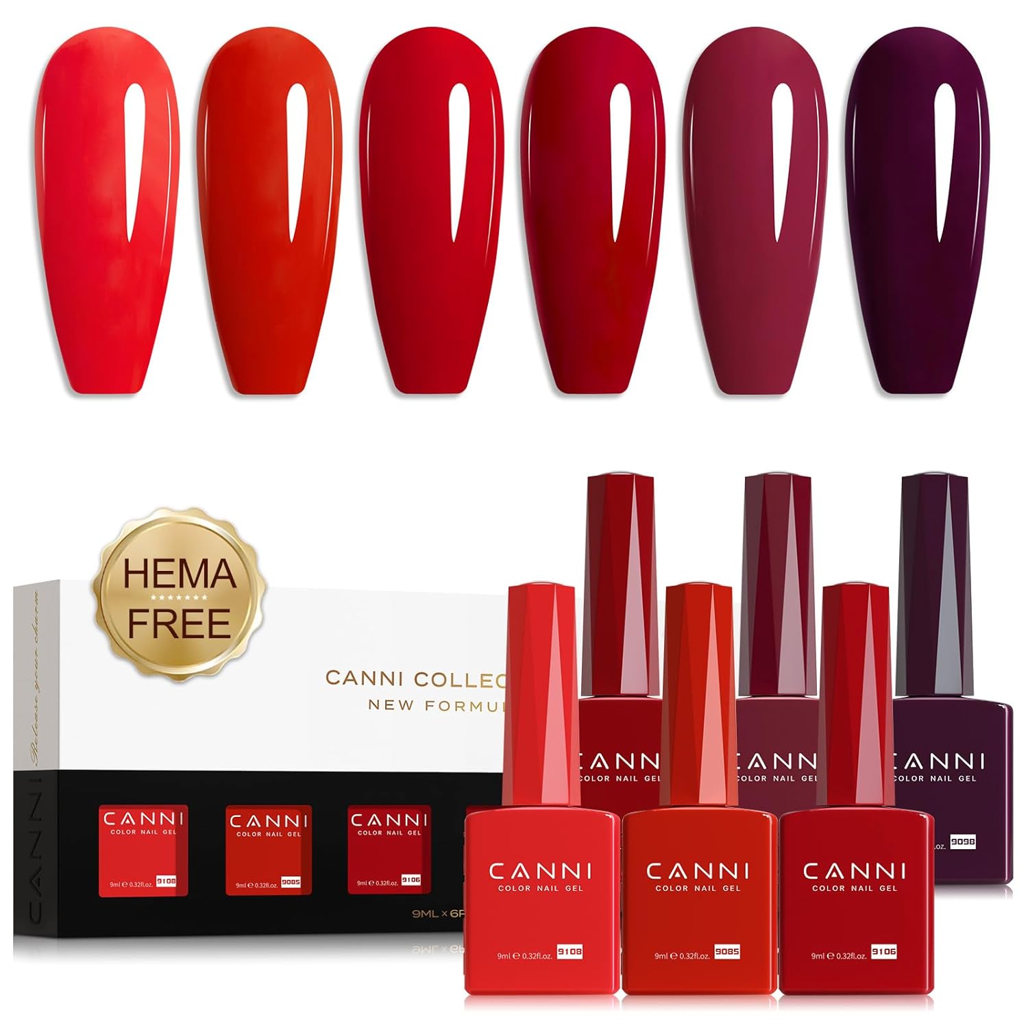 CANNI gel lak set 2327 — pregled