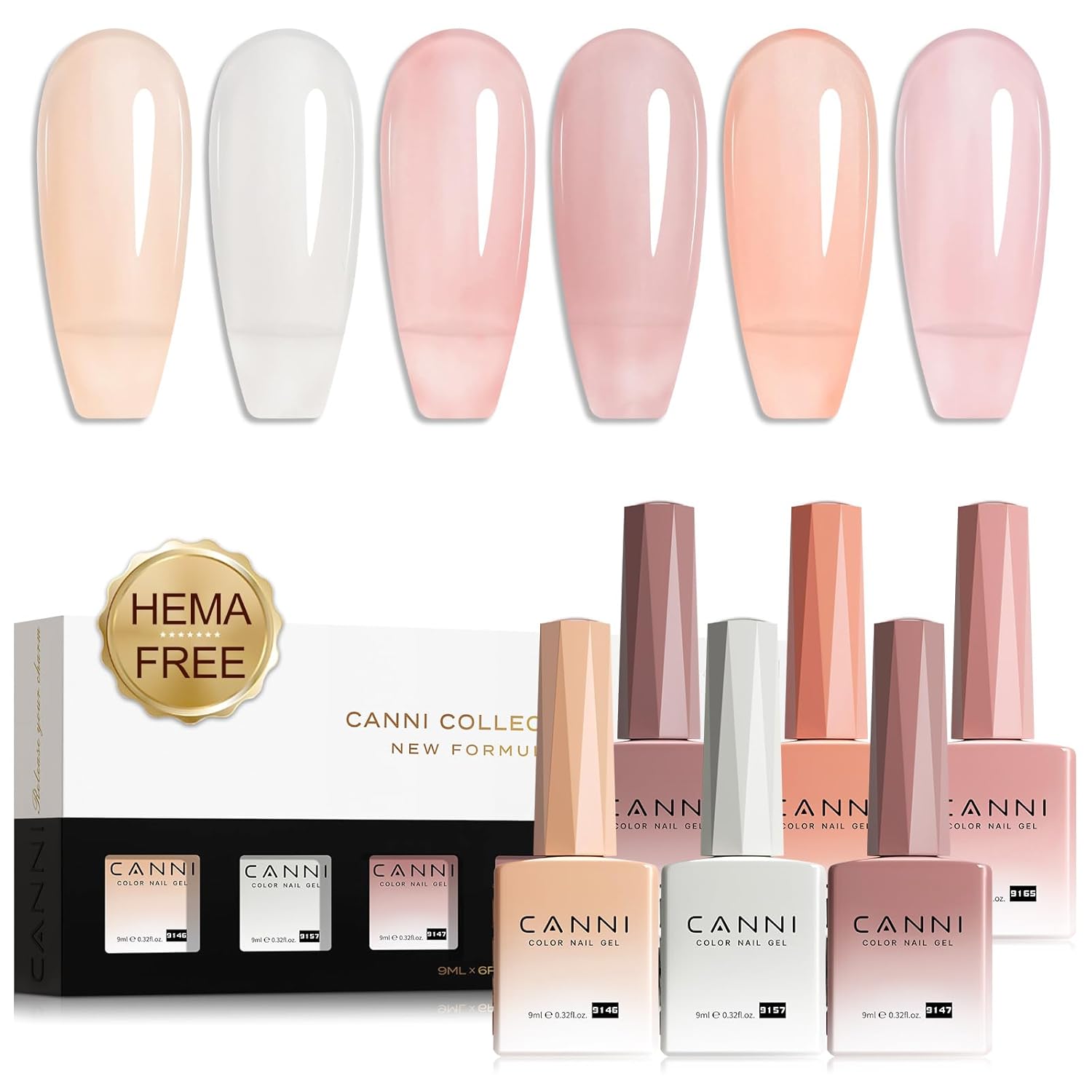 CANNI gel lak set 2344 — pregled