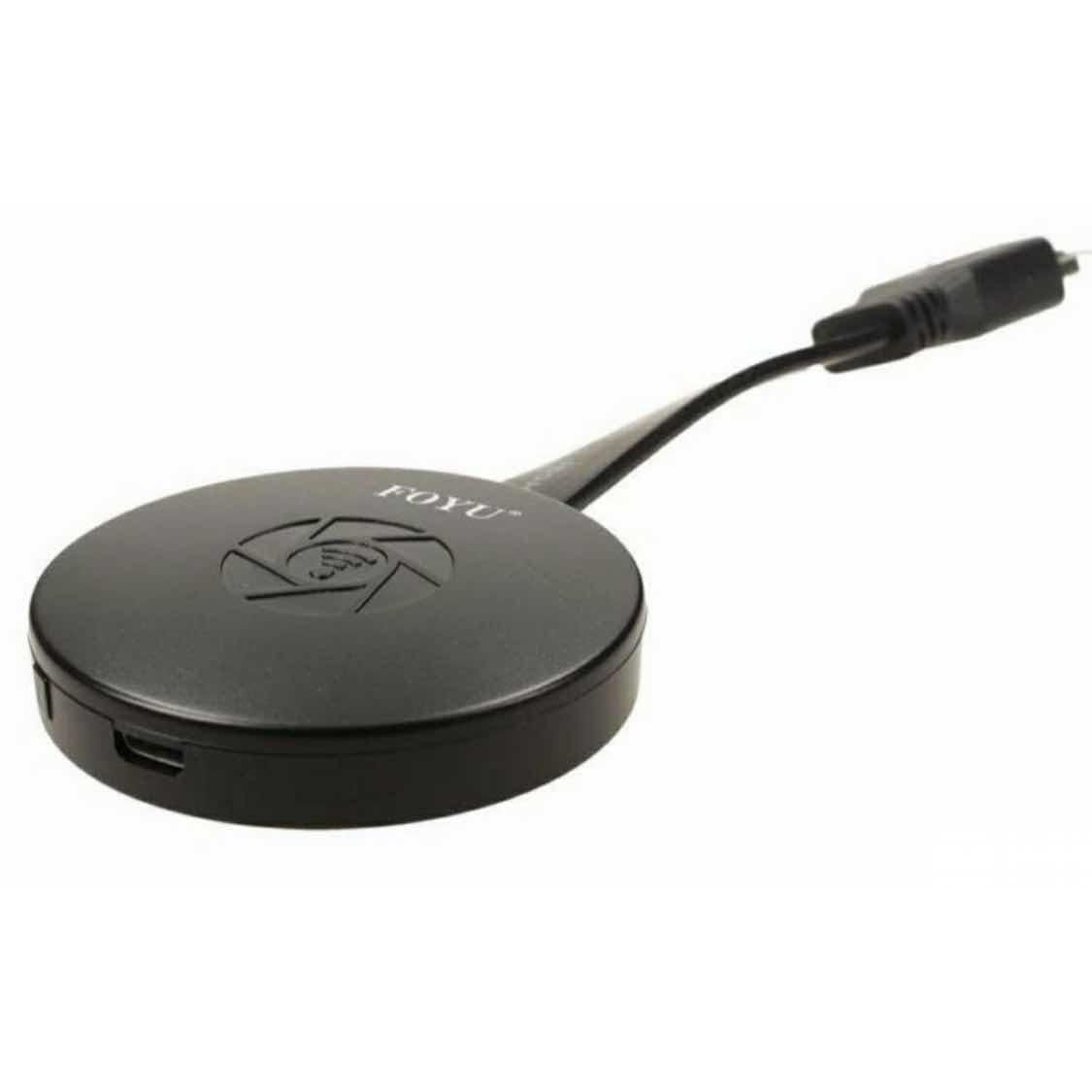Okrugli FOYU FO-D006 prijemnik sa HDMI kablom i micro USB portom za napajanje