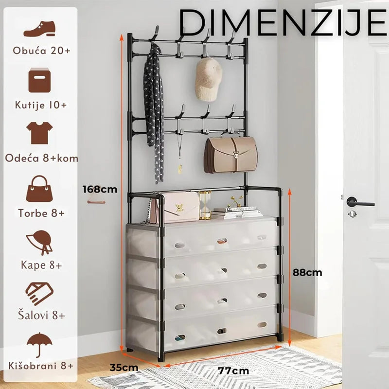 cipelarnik i čiviluk 3u1 — detalj 1