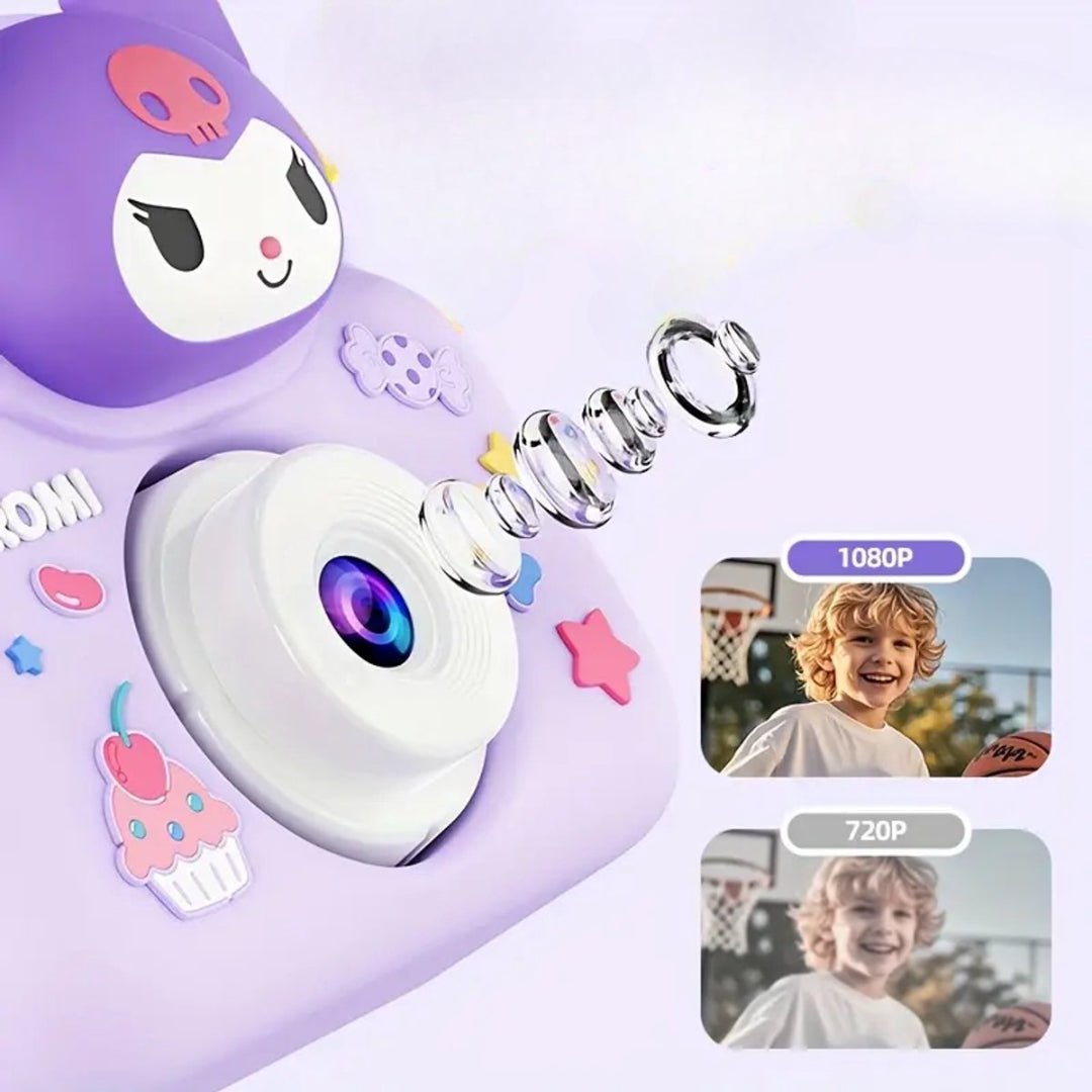 dete pravi sliku Kuromi fotoaparatom