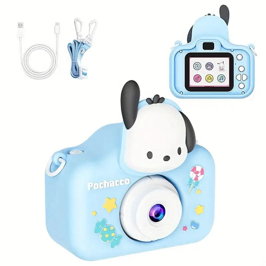 dečiji fotoaparat Pochacco — plava kamera sa 2 inch ekranom