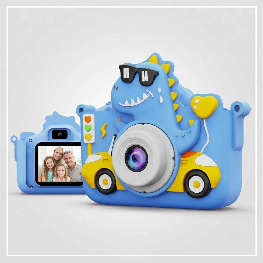 dečiji fotoaparat dinosaurus — pregled
