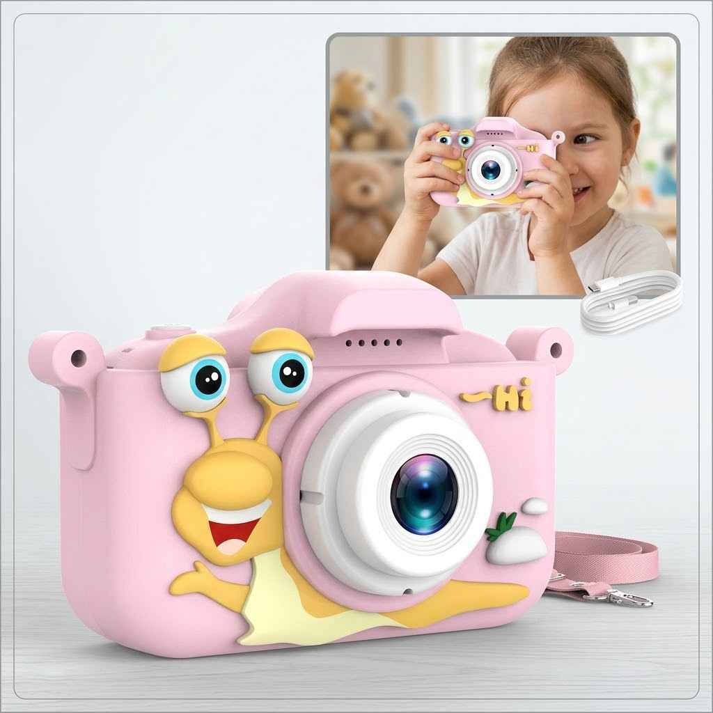 dečiji fotoaparat puž — pregled