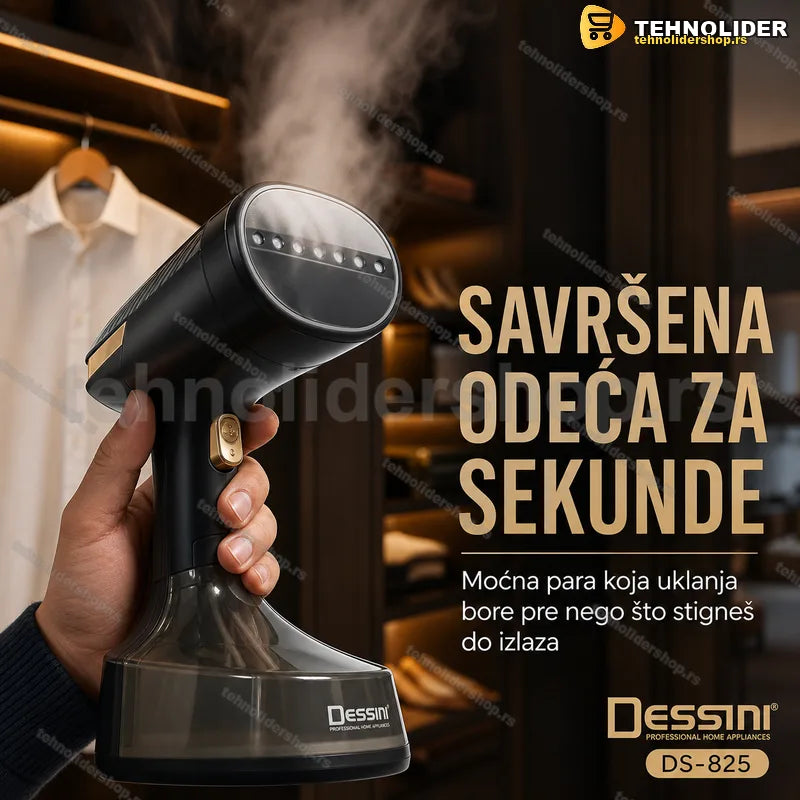 Dessini DS-825 parni aparat za peglanje sa četkom za tkaninu