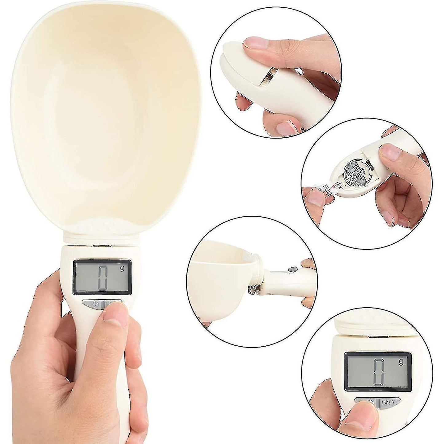 digitalna kašika za merenje sa podeocima za tečnost od 5 do 30 ml