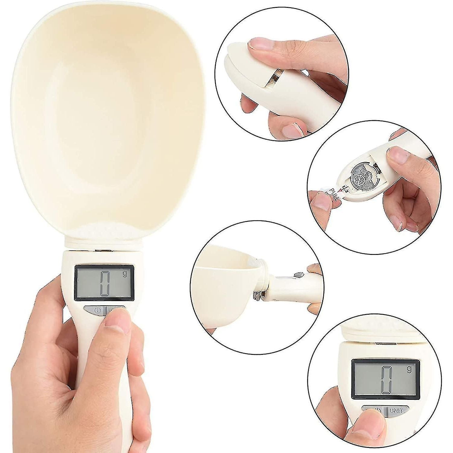 digitalna kašika za merenje sa podeocima za tečnost od 5 do 30 ml