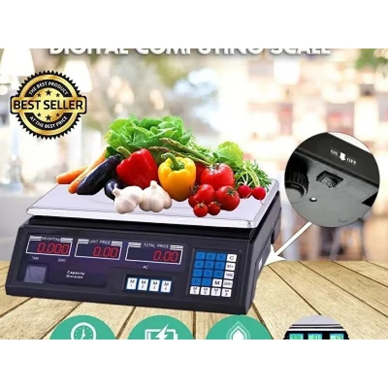 digitalna pijačna vaga do 40kg — pregled