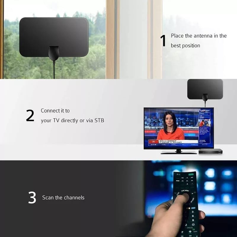 digitalna tv antena dvb-t2 full hdtv — detalj 4