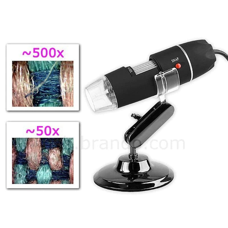 digitalni mikroskop USB 50-500x — pregled