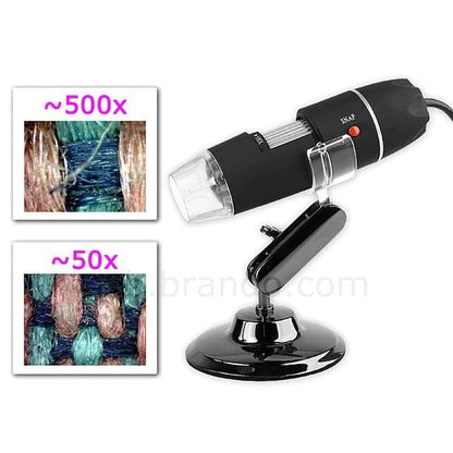 digitalni mikroskop USB 50-500x — pregled