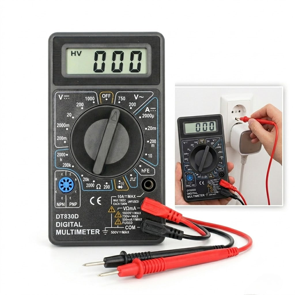 Digitalni multimetar DT830B — pregled