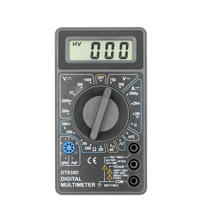 Digitalni multimetar DT830B — detalj 2