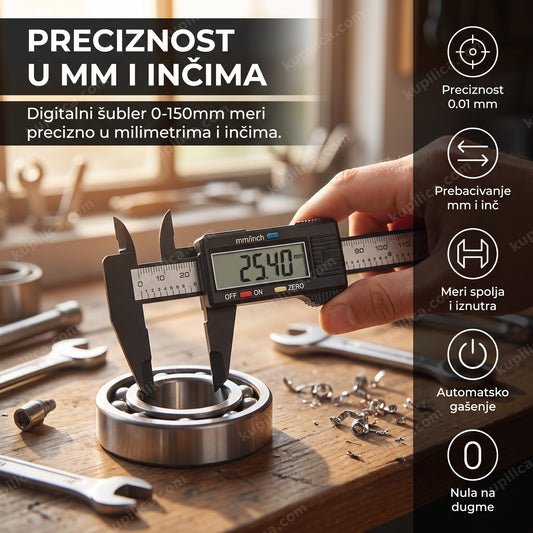 digitalni šubler 0-150mm meri unutrašnji prečnik ležaja — benefiti proizvoda