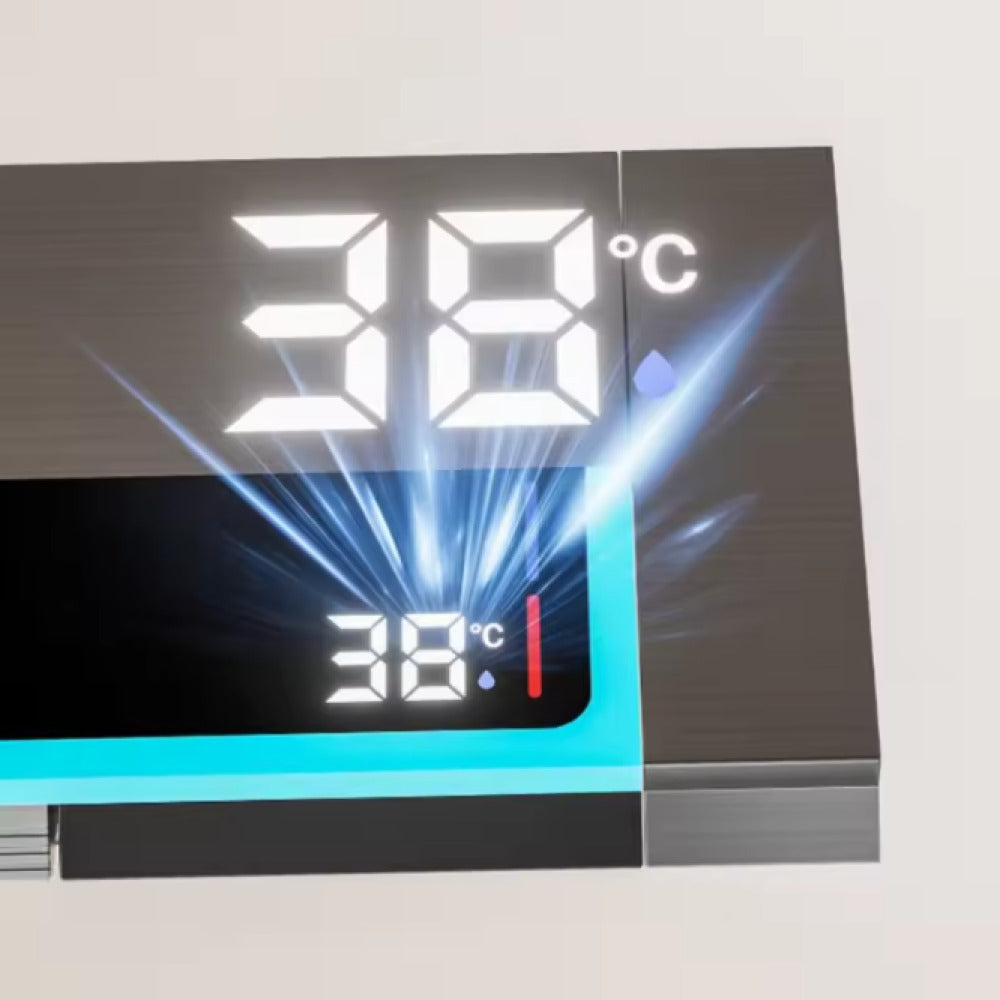 digitalni tuš set sa LED ekranom — detalj 4