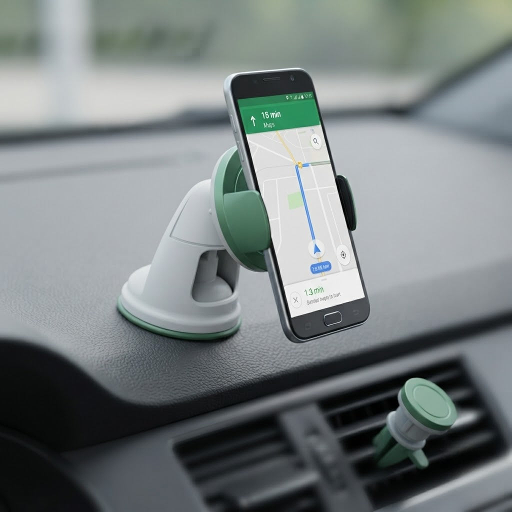 držač za telefon za auto WG-2 — telefon sa navigacijom na vakuumskoj bazi na tabli automobila