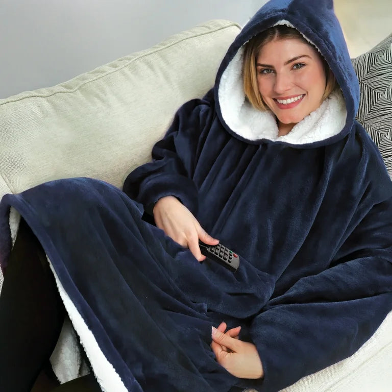 duks ćebe Huggle Hoodie — detalj 3