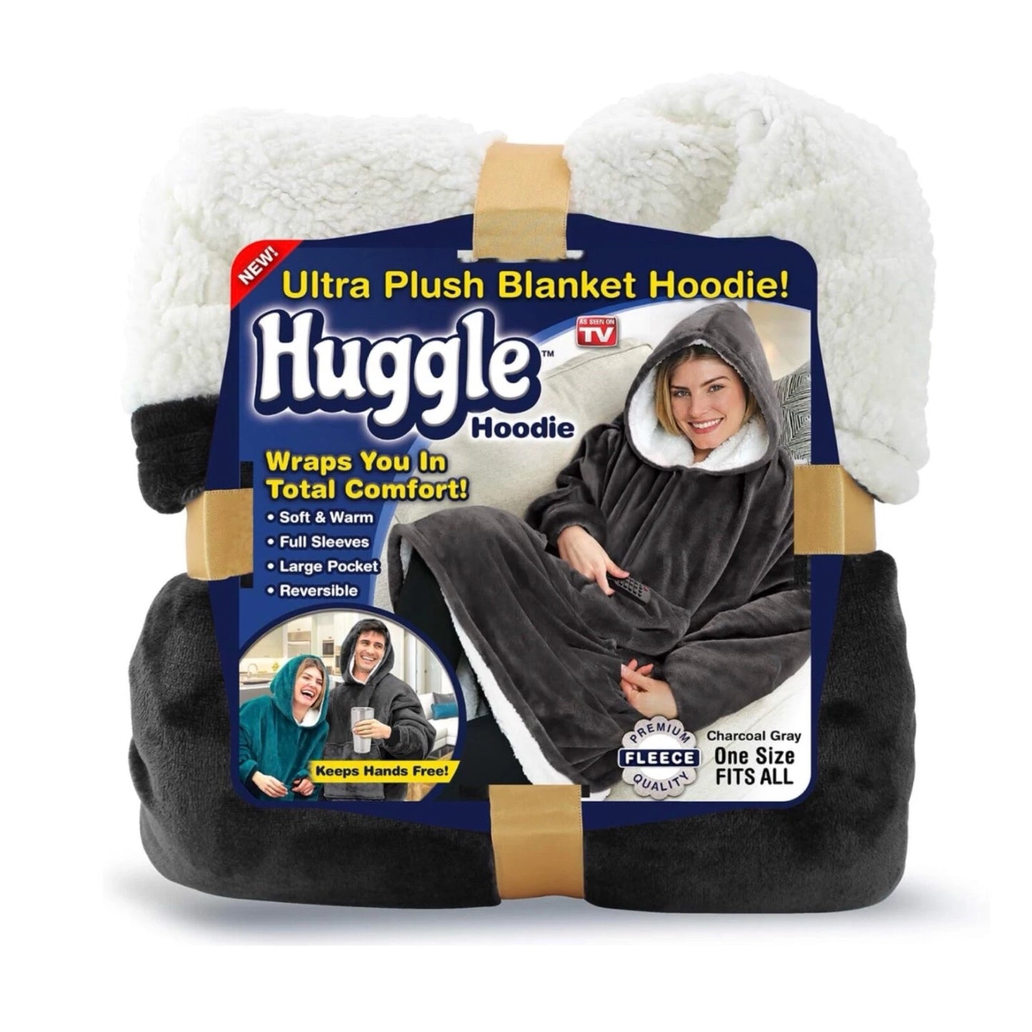 duks ćebe Huggle Hoodie — detalj 6