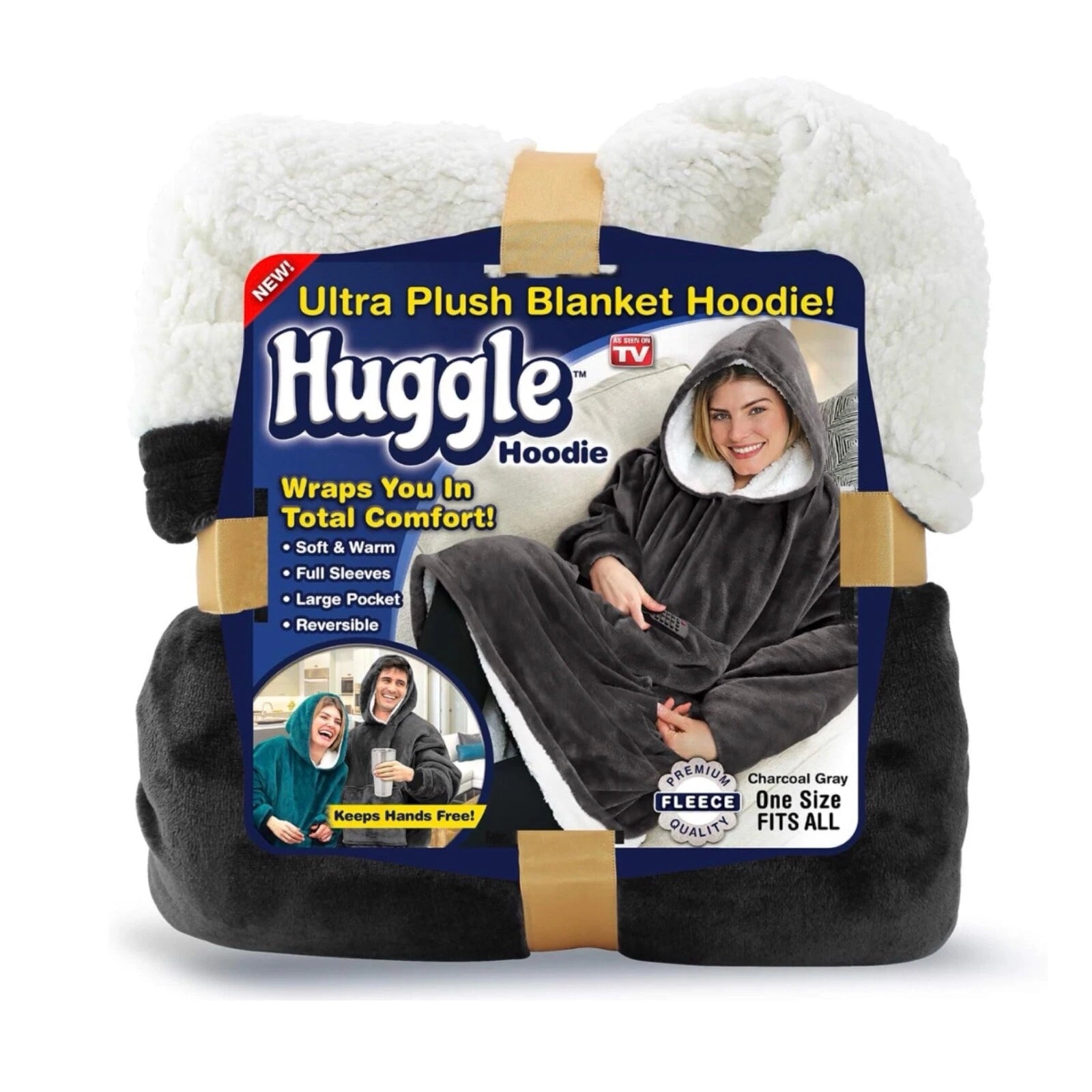 duks ćebe Huggle Hoodie — detalj 6