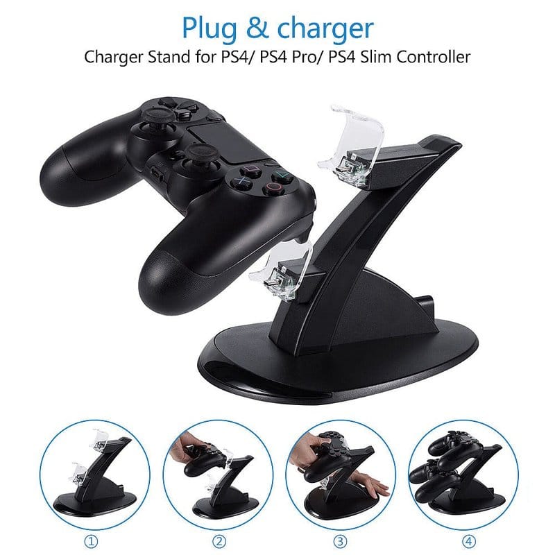 dupli punjač za PS4 džojstik — detalj 2