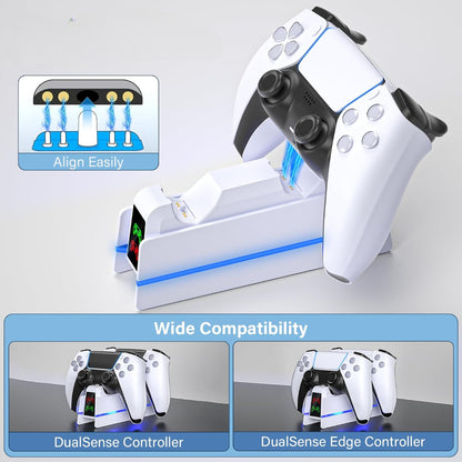 dupli punjač za PS5 kontrolere — detalj 2