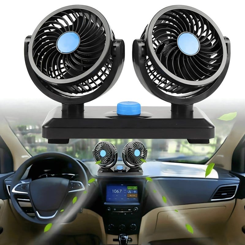 Dupli ventilator za auto 12V HX-T303 — detalj 2