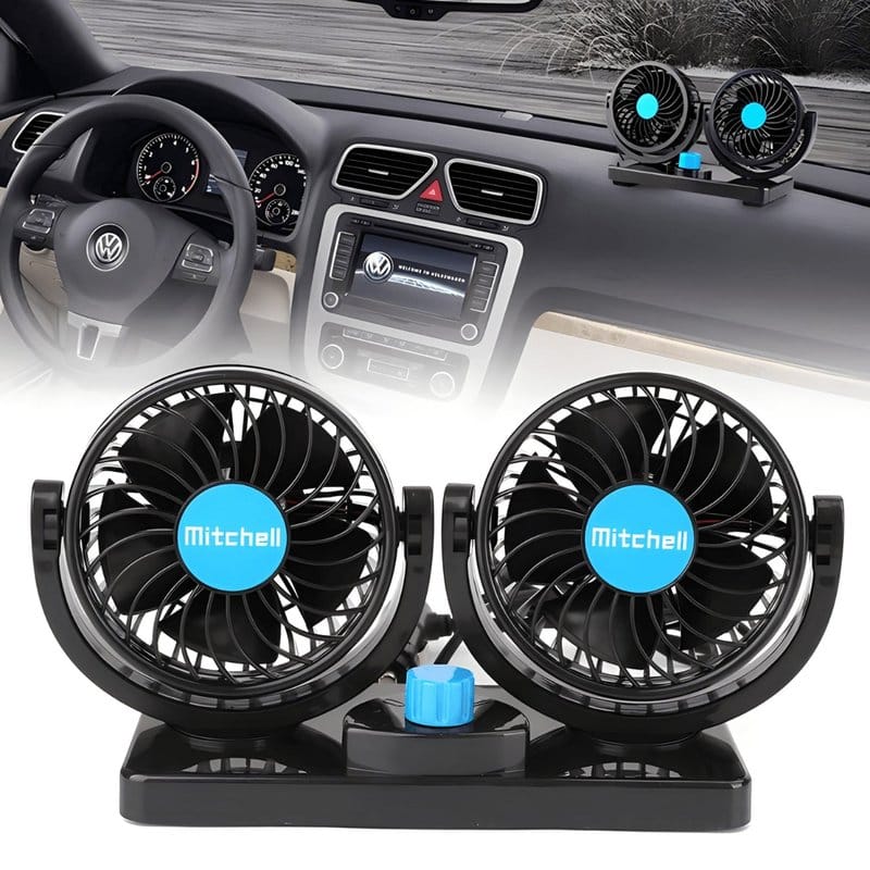 Dupli ventilator za auto 12V HX-T303 — detalj 3