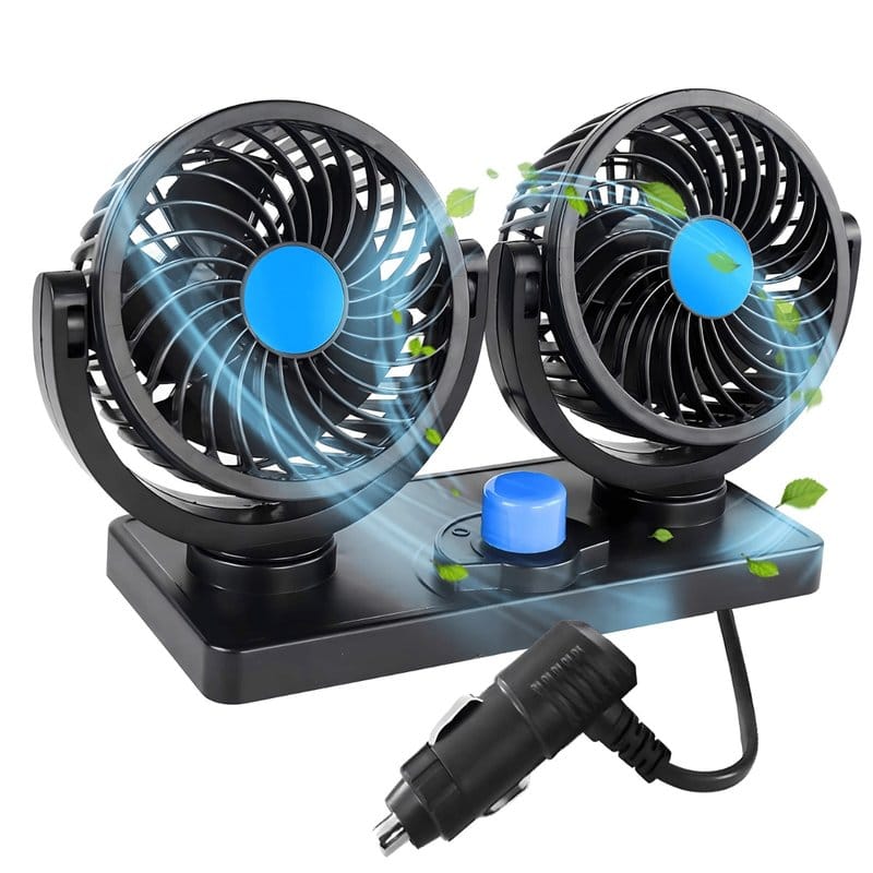 Dupli ventilator za auto 12V HX-T303 — detalj 4