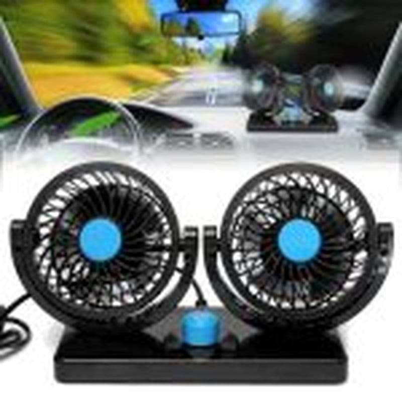 ventilator na tabli sa retrovizorom i uvećanim prikazom rotacije lopatica