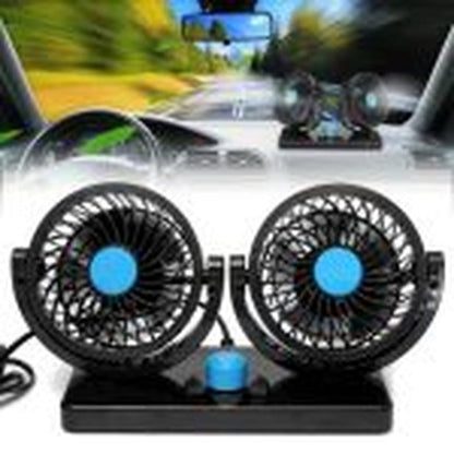 ventilator na tabli sa retrovizorom i uvećanim prikazom rotacije lopatica