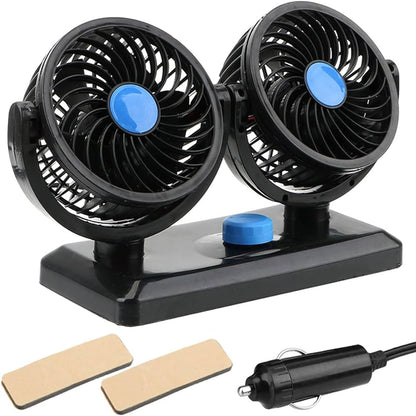 dupli ventilator za automobil — pregled