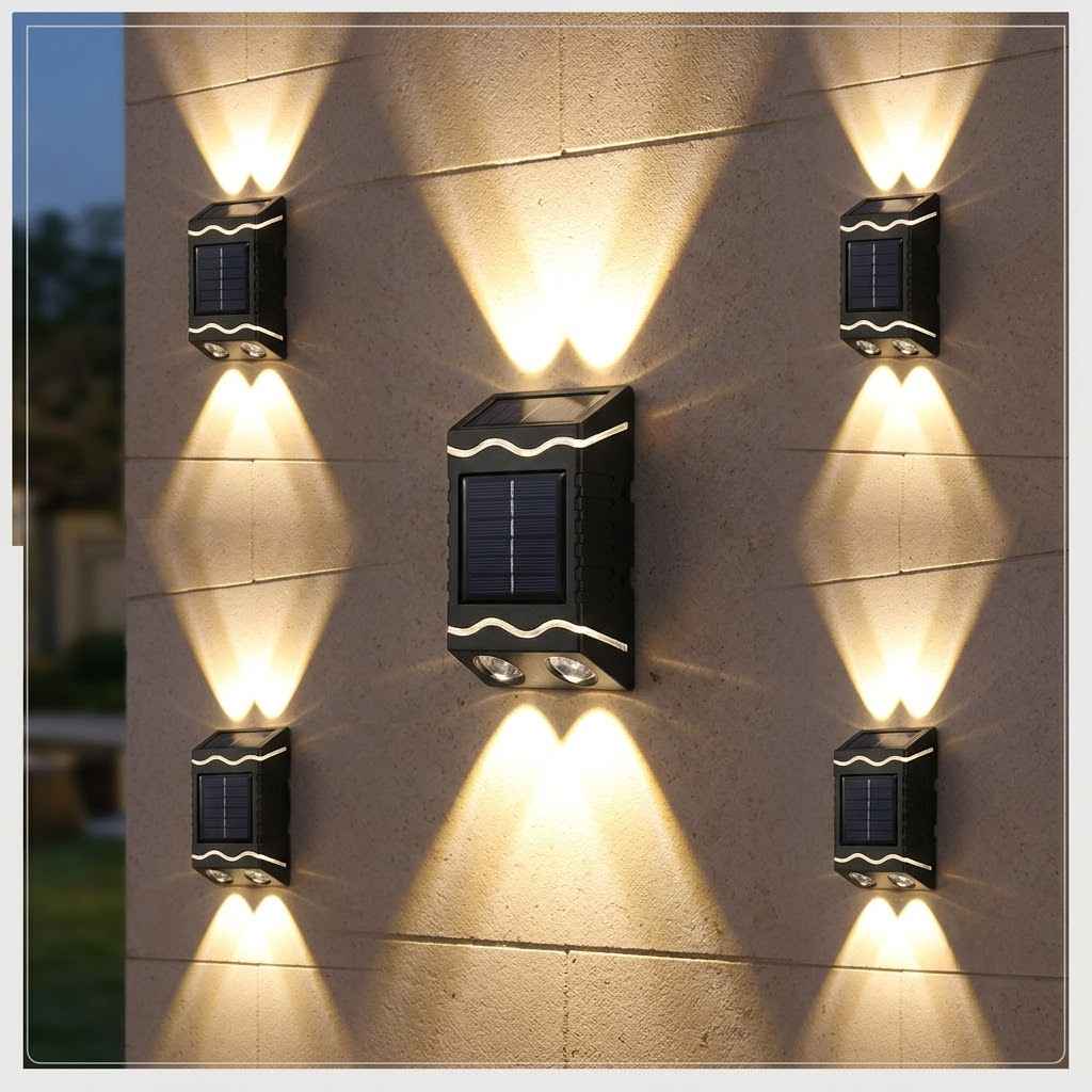 dvostrane solarne zidne lampe — pregled