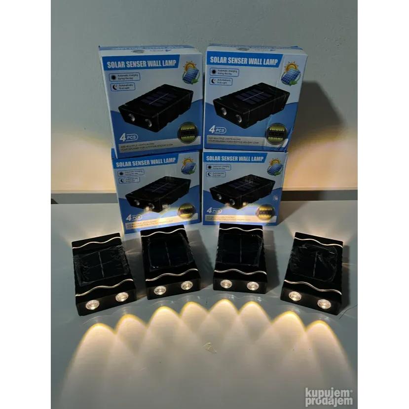 dvostrane solarne zidne lampe — detalj 2