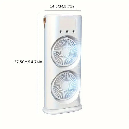 dvozonski mini klima ventilator 3 u 1 — detalj 4