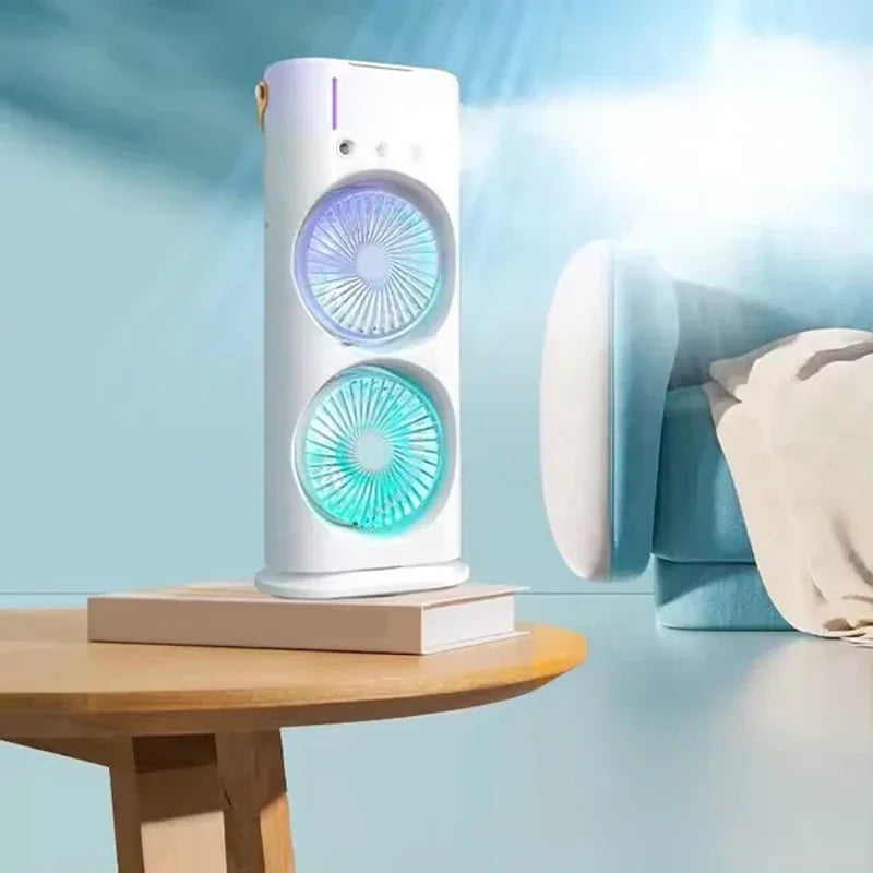 dvozonski mini klima ventilator 3 u 1 — detalj 5