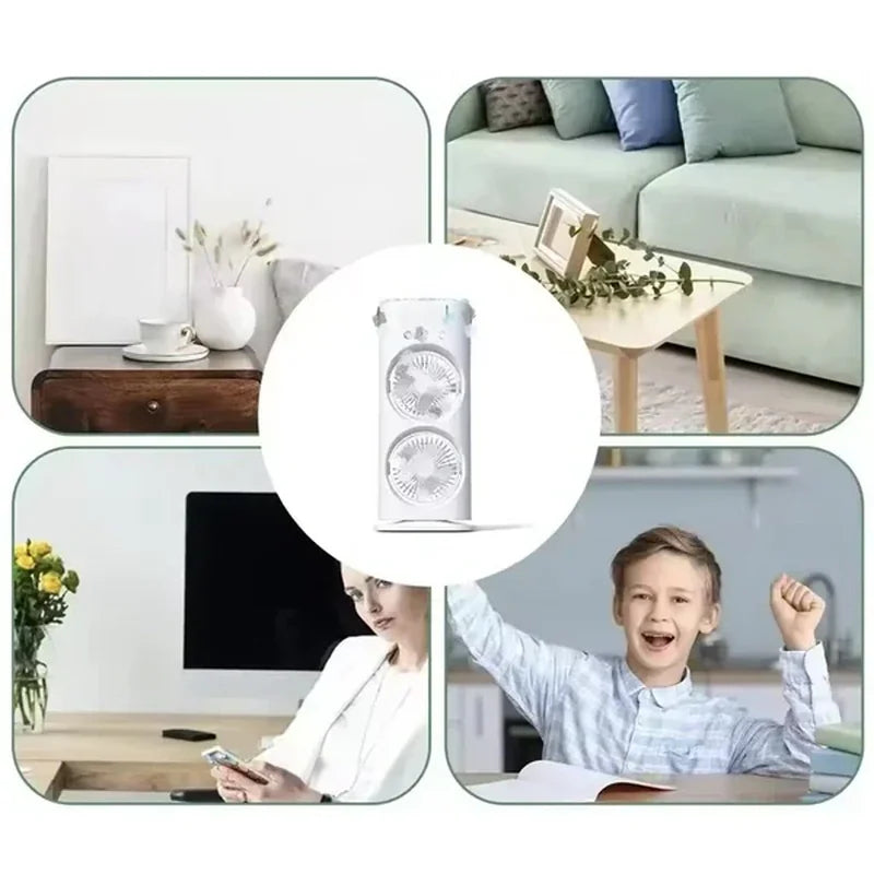dvozonski mini klima ventilator 3 u 1 — detalj 7
