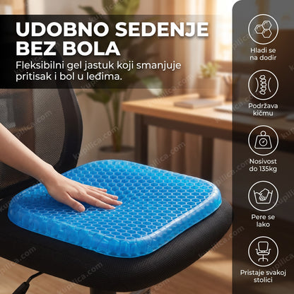 egg sitter jastuk za udobno sedenje na kancelarijskoj stolici, benefiti proizvoda