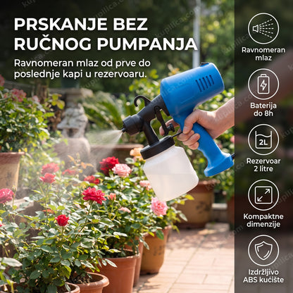 električna prskalica za dezinfekciju prska finu maglu na biljke u bašti, benefiti proizvoda