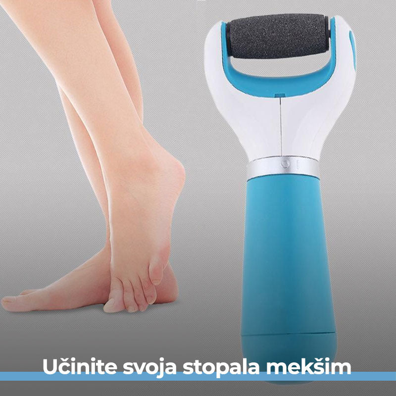Električna turpija za pete na baterije — detalj 2