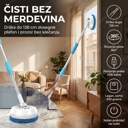 električni teleskopski mop pere prozor u stanu, benefiti proizvoda