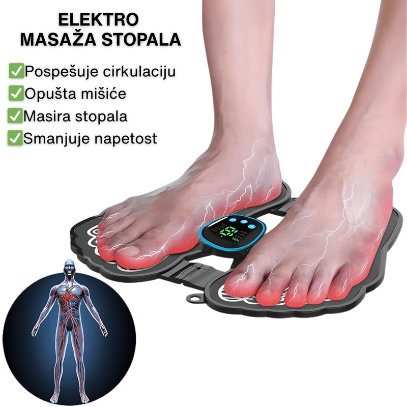 spisak pogodnosti elektro masažera za stopala - cirkulacija, opuštanje i smanjenje napetosti