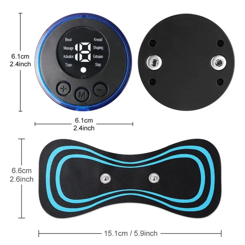 EMS masažer stimulator mišića za celo telo — detalj 4