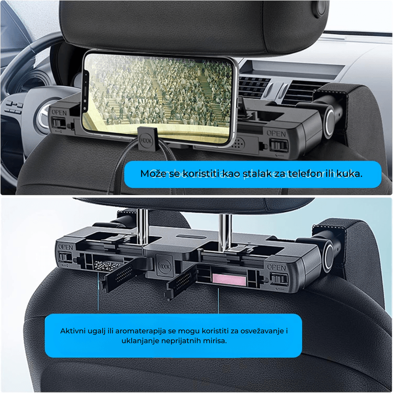 ergonomski jastuk za vrat za auto — detalj 3