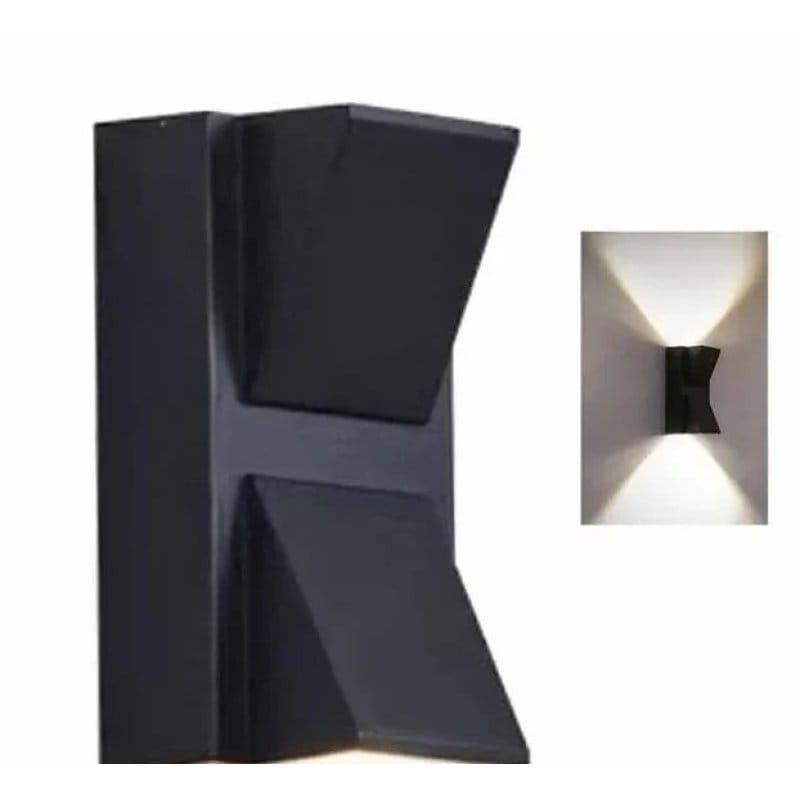 geometrijski oblik lampe sa dva zakošena klina