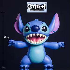 figura Stitch plavi lik iz crtanog filma na polici