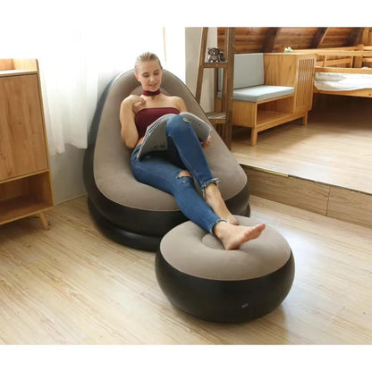 fotelja na naduvavanje sa tabureom — pregled