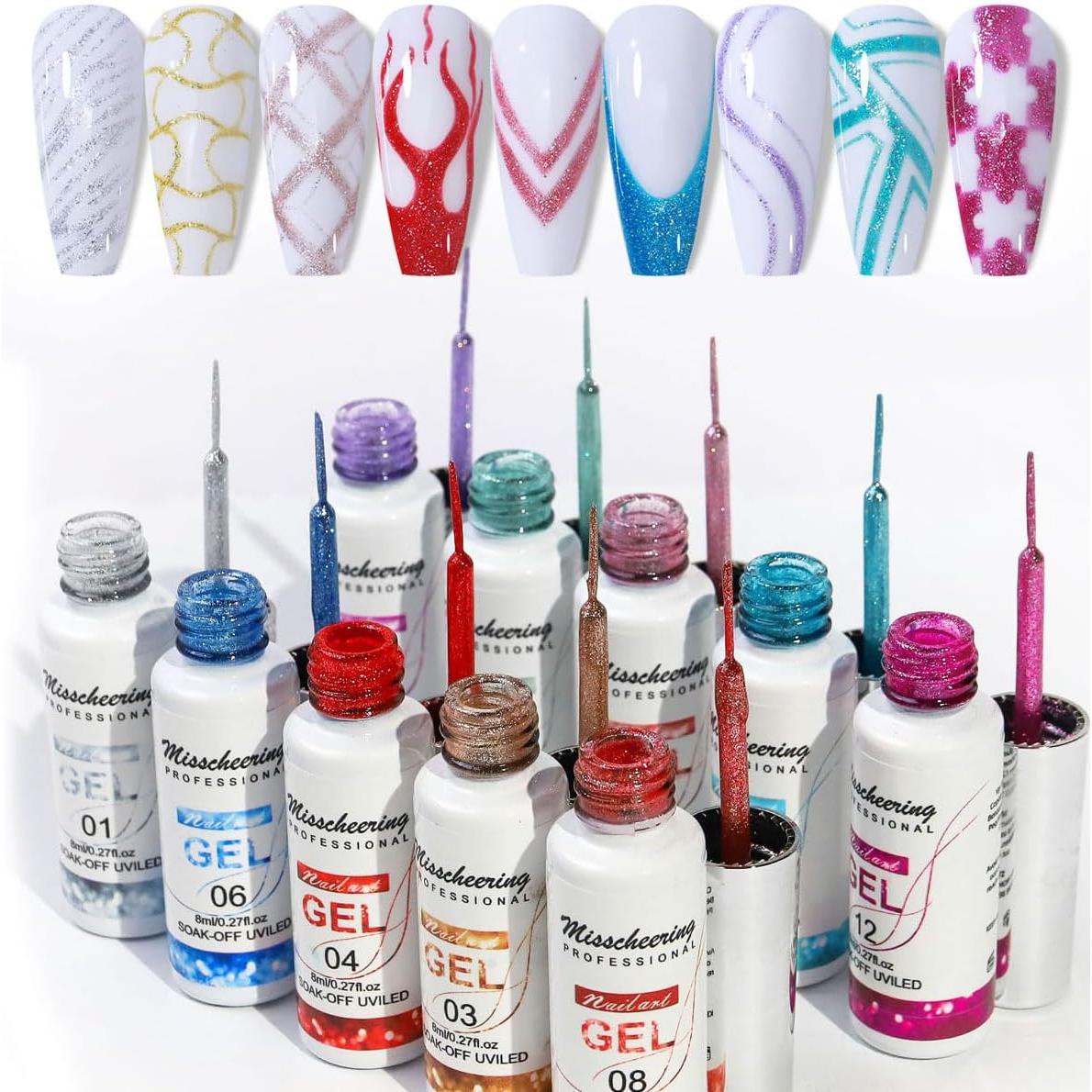 gel za nail art MISSCHEERING — detalj 1