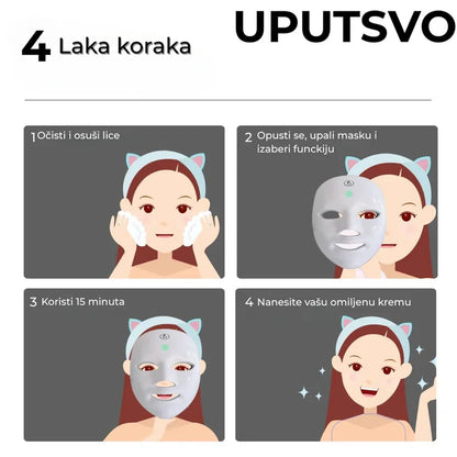 led maska za lice — detalj 4